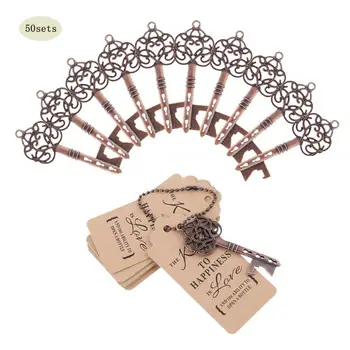 50Sets Vintage Key Shape Bottle Opener with Tags Card Wedding Party Favors Gift N58C
50Sets Vintage Key Shape Bottle Opener with Tags Card Wedding Party Favors Gift N58C
