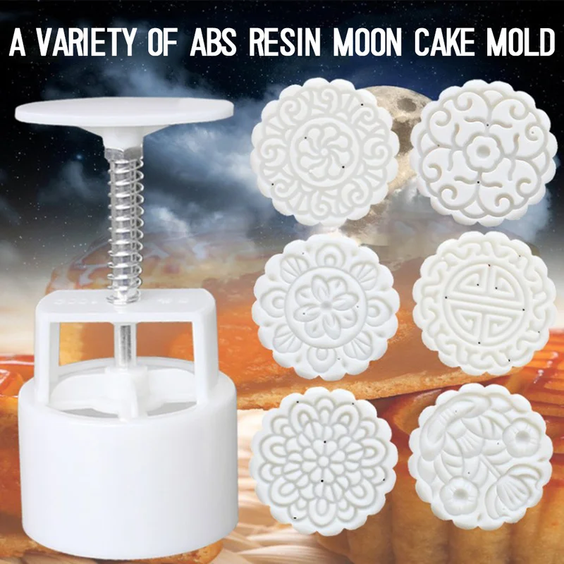 New In Practical and Durable Powerful Mooncake Mold Mid-autumn Festival Hand Presses Moon Cake Cutter Molds Set Drop Shipping
New In Practical and Durable Powerful Mooncake Mold Mid-autumn Festival Hand Presses Moon Cake Cutter Molds Set Drop Shipping