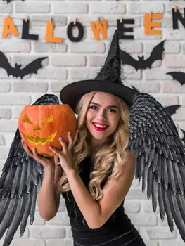 Halloween Mardi Gras Decoration Unisex Adult Angel Wings Party Cosplay Costume Halloween 3D Printed Realistic Wings Decor Props
Halloween Mardi Gras Decoration Unisex Adult Angel Wings Party Cosplay Costume Halloween 3D Printed Realistic Wings Decor Props