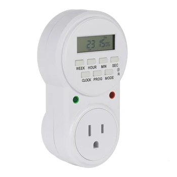EU US UK Plug Smart Power Socket Digital Timer Switch Energy Saving Adjustable Programmable Setting of Clock On Off Time
EU US UK Plug Smart Power Socket Digital Timer Switch Energy Saving Adjustable Programmable Setting of Clock On Off Time