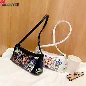 Fashion Cartoon Graffiti PU Comfortable Leisure Chic Fashionable Women Handbag Totes Zipper Underarm Shoulder Bags
Fashion Cartoon Graffiti PU Comfortable Leisure Chic Fashionable Women Handbag Totes Zipper Underarm Shoulder Bags