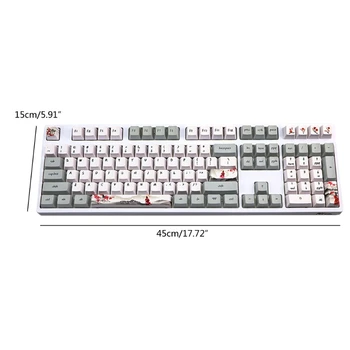5 Sides Dye-Sublimation 113 Keys PBT OEM Profile Keycap Wangjiang Plum Blossom
5 Sides Dye-Sublimation 113 Keys PBT OEM Profile Keycap Wangjiang Plum Blossom