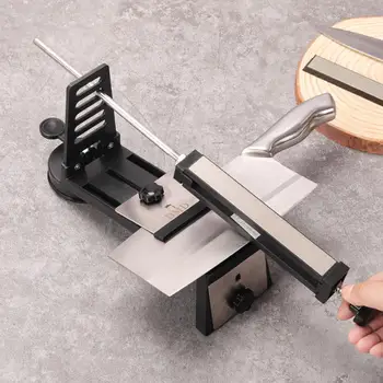 Kitchen Sharpener Cutter Sharpening Tools Fix-angle with 3 Stones Whetstone
Kitchen Sharpener Cutter Sharpening Tools Fix-angle with 3 Stones Whetstone