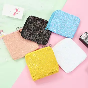 2020 Fashion Glittering Square Mini Coin Purse Earphone Cable Storage Pouch Container free shipping
2020 Fashion Glittering Square Mini Coin Purse Earphone Cable Storage Pouch Container free shipping
