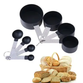 4 Pcs/Set Stainless Steel Measuring Cups or Spoons Multi-Purpose Kitchen Baking Cooking Tool Set Coffee Spoons
4 Pcs/Set Stainless Steel Measuring Cups or Spoons Multi-Purpose Kitchen Baking Cooking Tool Set Coffee Spoons