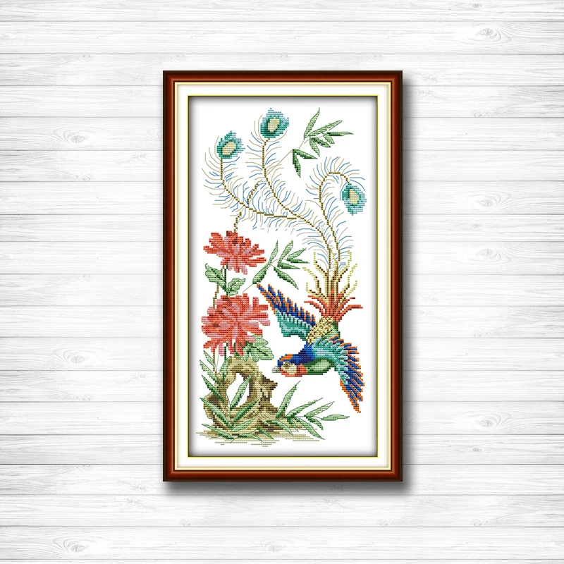 Phoenix flower bird DMC 14CT 11CT Needlework Kits Embroidery Sets DMS Cross Stitch Counted Print on canvas decor painting crafts
Phoenix flower bird DMC 14CT 11CT Needlework Kits Embroidery Sets DMS Cross Stitch Counted Print on canvas decor painting crafts