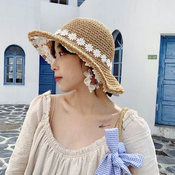 Hat female summer Japanese literature and art straw hat seaside vacation beach hat lace sun hat
Hat female summer Japanese literature and art straw hat seaside vacation beach hat lace sun hat