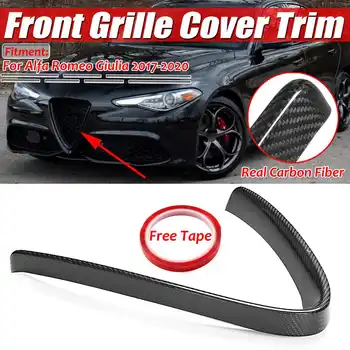 V Style Carbon Fiber / ABS Car Front Lower Bumper Grille Grill Frame Cover Trim Decoration For Alfa Romeo Giulia -2020 
V Style Carbon Fiber / ABS Car Front Lower Bumper Grille Grill Frame Cover Trim Decoration For Alfa Romeo Giulia -2020