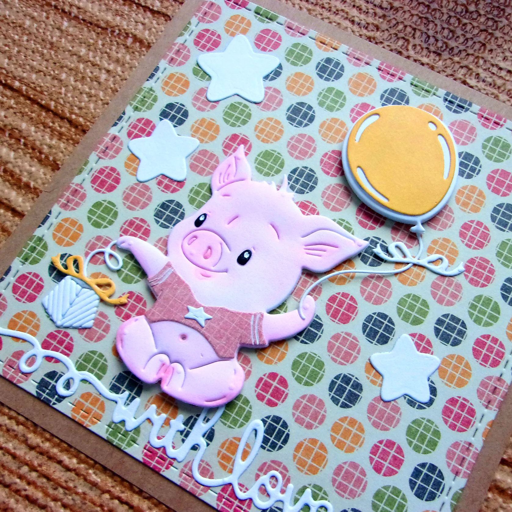 Animal Doll Dies Pig Balloon Gift Metal Cutting Dies Scrapbooking For Card Making DIY Embossing Cuts Craft Die
Animal Doll Dies Pig Balloon Gift Metal Cutting Dies Scrapbooking For Card Making DIY Embossing Cuts Craft Die
