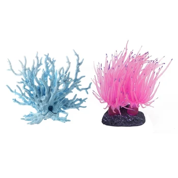 NEW-2 Pcs Aquarium Fish Tank Artificial Plastic Coral Decor, Light Blue & Pink
NEW-2 Pcs Aquarium Fish Tank Artificial Plastic Coral Decor, Light Blue & Pink