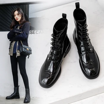 Luxury brand new winter shoes women's ankle boots genuine leather metal decoration Motorcycle boots women's ankle boots mujer
Luxury brand new winter shoes women's ankle boots genuine leather metal decoration Motorcycle boots women's ankle boots mujer