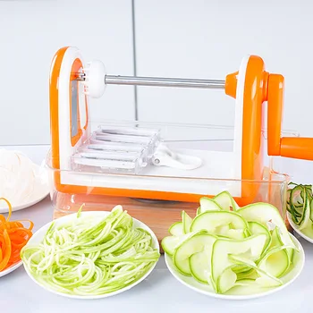 Kitchen Hand-cranked Vegetable Cutter Slicer Household Grater Cutting Tool Fruit Slice Chopper Manual Spiral Filament Cut Gadget
Kitchen Hand-cranked Vegetable Cutter Slicer Household Grater Cutting Tool Fruit Slice Chopper Manual Spiral Filament Cut Gadget