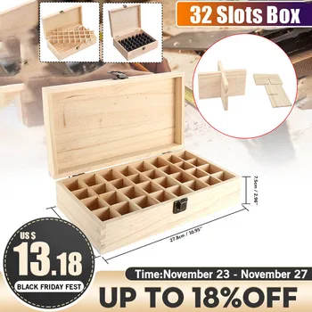 32 Grids Wooden Essential Oil Storage Box Case Holder Container Organizer Carrying Case Aromatherapy Container Toiletry Kits
32 Grids Wooden Essential Oil Storage Box Case Holder Container Organizer Carrying Case Aromatherapy Container Toiletry Kits