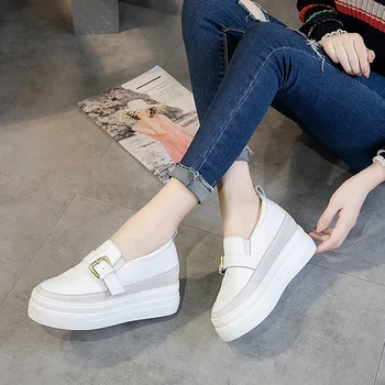 Genuine Leather Platform Shoes Women Winter Fur Casual Shoe Spring Internal Increase Vulcanized Shoe Large Size White Sneakers
Genuine Leather Platform Shoes Women Winter Fur Casual Shoe Spring Internal Increase Vulcanized Shoe Large Size White Sneakers