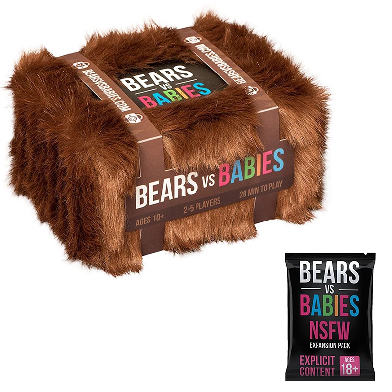 Board Game Bear VS Babie Parent child Interaction Cards Basic NSFW Expansion Pack Children Strategy Educational Toys Family
Board Game Bear VS Babie Parent child Interaction Cards Basic NSFW Expansion Pack Children Strategy Educational Toys Family