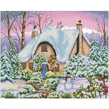 snow House patterns Counted Cross Stitch 11CT 14CT 18CT DIY Chinese Cross Stitch Kits Embroidery Needlework Sets home decor
snow House patterns Counted Cross Stitch 11CT 14CT 18CT DIY Chinese Cross Stitch Kits Embroidery Needlework Sets home decor