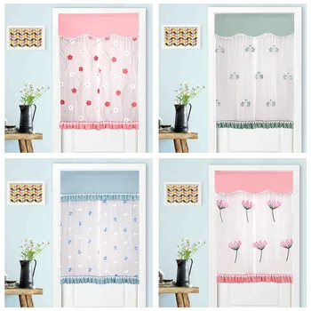 Anti Bug/fly Mosquito Net Embroidery Door Curtain with flower pattern cafe short kitchen curtains for Bar Kitchen Door curtain
Anti Bug/fly Mosquito Net Embroidery Door Curtain with flower pattern cafe short kitchen curtains for Bar Kitchen Door curtain