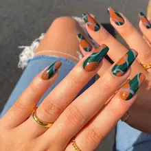 24 Pcs/Box Detachable Coffin False Nails Full Cover Nail Tips Press On Nails Wearable French Ballerina Artificial Fake Nails
24 Pcs/Box Detachable Coffin False Nails Full Cover Nail Tips Press On Nails Wearable French Ballerina Artificial Fake Nails