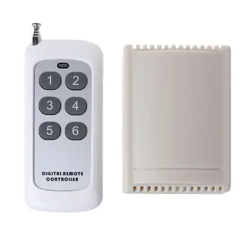 DC12V 6 Way Wireless Switch Transmitter Receiver Learning Code Remote Control 6 Channel Module PCB Board 433MHz
DC12V 6 Way Wireless Switch Transmitter Receiver Learning Code Remote Control 6 Channel Module PCB Board 433MHz