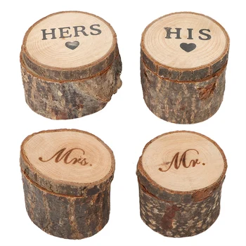 Wooden Ring Box Organizer 2Pcs Retro Wedding Ring Box Container Unique Ring Jewelry Holder Storage Case For Wedding
Wooden Ring Box Organizer 2Pcs Retro Wedding Ring Box Container Unique Ring Jewelry Holder Storage Case For Wedding