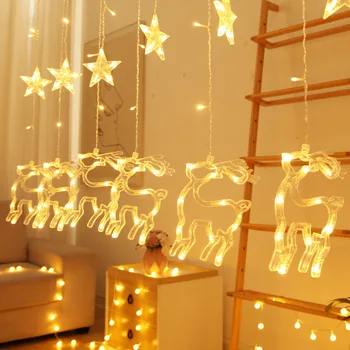 Elk Bell Fairy String Light LED Christmas Decor for Home Garland Christmas Tree Decor Ornament Navidad New Year Xmas Gift Natal
Elk Bell Fairy String Light LED Christmas Decor for Home Garland Christmas Tree Decor Ornament Navidad New Year Xmas Gift Natal