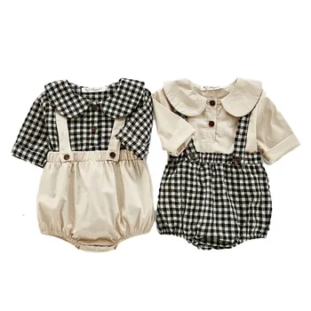 2020 Autumn Baby Long-Sleeve Blouse Triangle Strap Romper Crawling Clothes Cute Pumpkin Pants Suit toddler boy clothes 
2020 Autumn Baby Long-Sleeve Blouse Triangle Strap Romper Crawling Clothes Cute Pumpkin Pants Suit toddler boy clothes