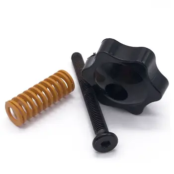 Hot Bed Spring Leveling Kit Adjustment Nut+Springs+M5*40 Screw Heatbed Kit For 3D Printer Ultimaker 2 72XB
Hot Bed Spring Leveling Kit Adjustment Nut+Springs+M5*40 Screw Heatbed Kit For 3D Printer Ultimaker 2 72XB