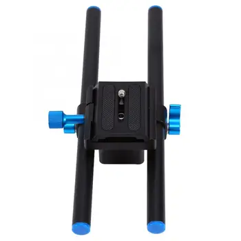 15mm Rail Rod Support System Baseplate Mount with 1/4"Screw Plate NEW V5B9 for Canon DSLR 
15mm Rail Rod Support System Baseplate Mount with 1/4"Screw Plate NEW V5B9 for Canon DSLR