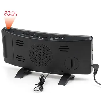 Hygrometer Clock With Dual Alarms Snooze Function Dual USB Charging Ports LED Screen Projection Radio Alarm Clock
Hygrometer Clock With Dual Alarms Snooze Function Dual USB Charging Ports LED Screen Projection Radio Alarm Clock