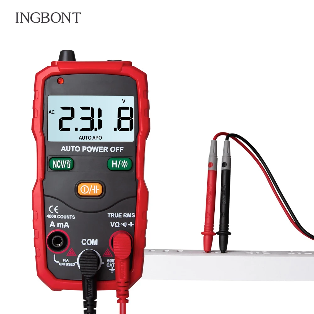 LCD Digital Multimeter Portable DC AC Voltage Diode Freguency Multitester Handheld Volt Tester Test Current Ohmmeter INGBONT DIY
LCD Digital Multimeter Portable DC AC Voltage Diode Freguency Multitester Handheld Volt Tester Test Current Ohmmeter INGBONT DIY