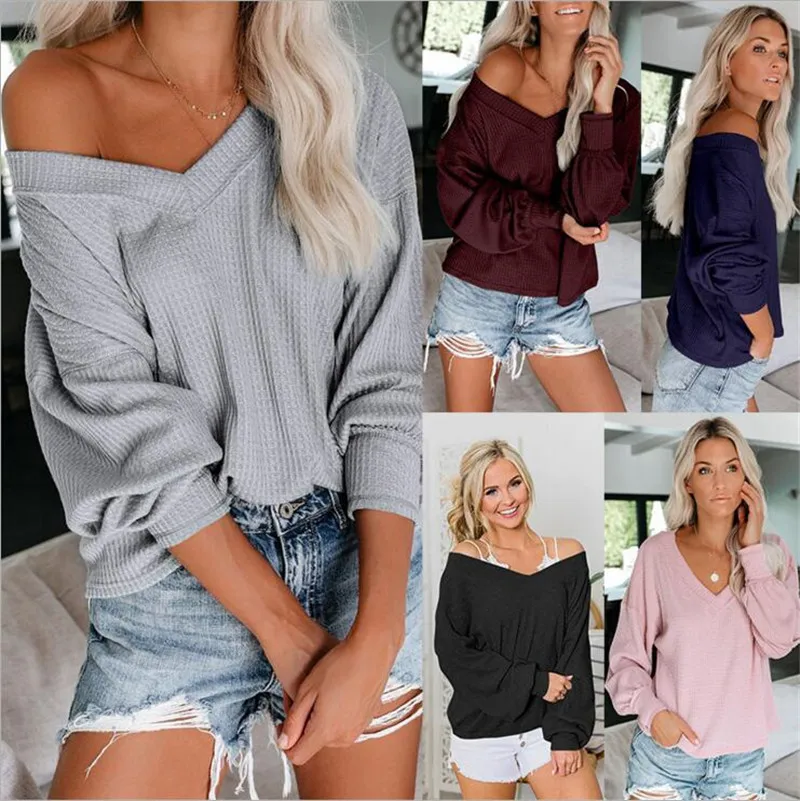 Fashion Women Autumn T-Shirts for Streetwear Patchwork Design V-Neck Lantern Sleeve Solid Color Top Sexy Lady Casual Shirts
Fashion Women Autumn T-Shirts for Streetwear Patchwork Design V-Neck Lantern Sleeve Solid Color Top Sexy Lady Casual Shirts