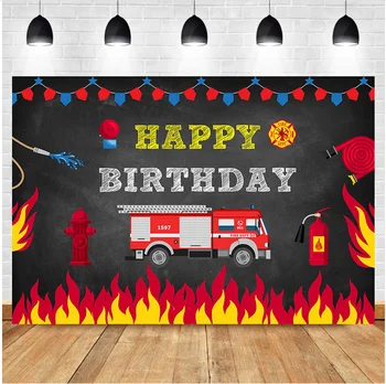 7x5FT Sam Fireman Truck Fire Extinguisher Happy Birthday Party Custom Photo Studio Backdrop Background Vinyl 220cm X 150cm
7x5FT Sam Fireman Truck Fire Extinguisher Happy Birthday Party Custom Photo Studio Backdrop Background Vinyl 220cm X 150cm