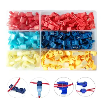 240pcs Line Terminal T Type Break Free Line Main Line Branch Wiring Clip Combination Boxed Terminal
240pcs Line Terminal T Type Break Free Line Main Line Branch Wiring Clip Combination Boxed Terminal
