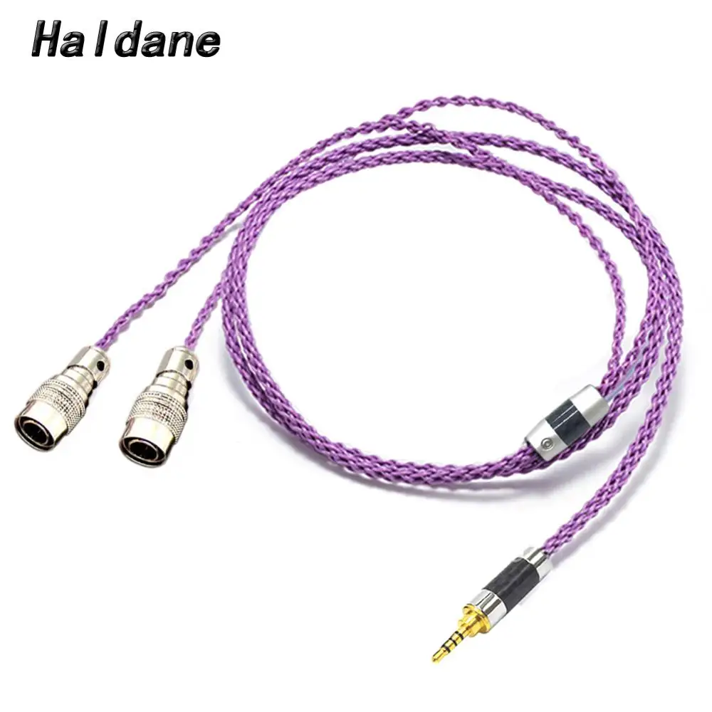 Hi-Fi 2 5/3 5/4 4/6 35 мм/4pin XLR сбалансированные наушники улучшенный кабель для Mr колонок