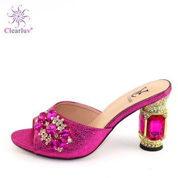Fuchsia Color Wedding Shoes for Women Sweet Style for Royal Wedding Party Slingbacks Sandals Designer Shoes Women Luxury 2020
Fuchsia Color Wedding Shoes for Women Sweet Style for Royal Wedding Party Slingbacks Sandals Designer Shoes Women Luxury 2020