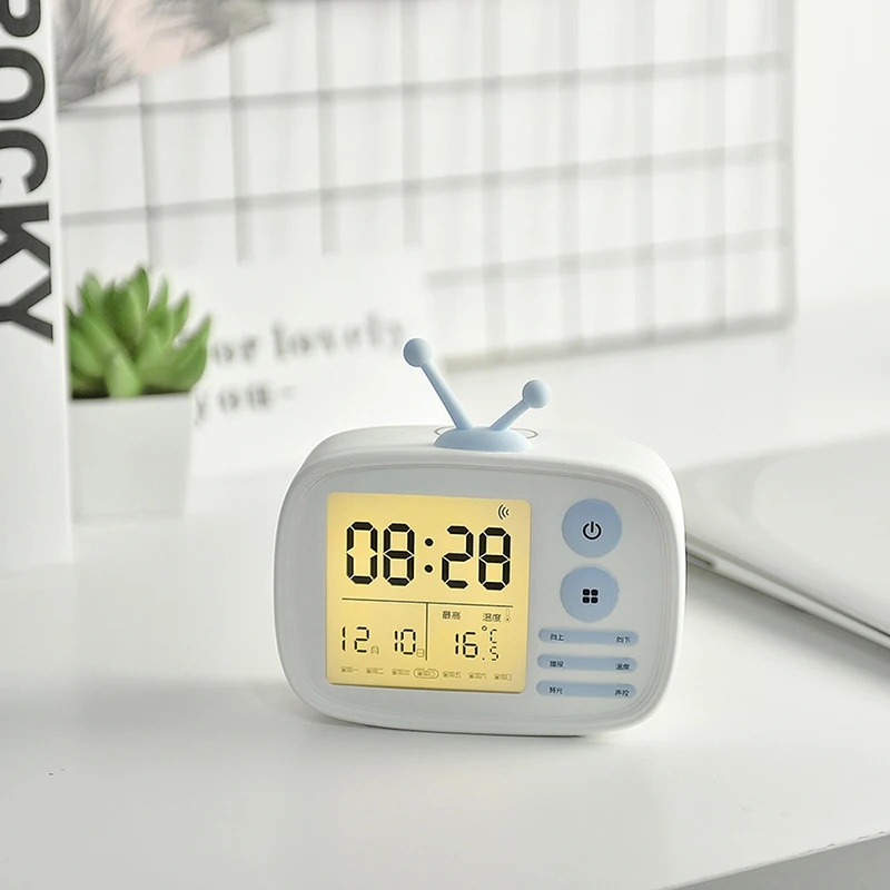 New Multi Function USB Charging Bedside Electronic Clock For Kids Retro TV Shaped Alarm Clock 0.5W tt
New Multi Function USB Charging Bedside Electronic Clock For Kids Retro TV Shaped Alarm Clock 0.5W tt