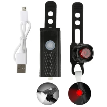 USB Rechargeable Bike Light Front Rear Taillight Combination 300 Lumen 3 Mode Bicycle lamp Safety Warn Helmet LED Flash Lights
USB Rechargeable Bike Light Front Rear Taillight Combination 300 Lumen 3 Mode Bicycle lamp Safety Warn Helmet LED Flash Lights