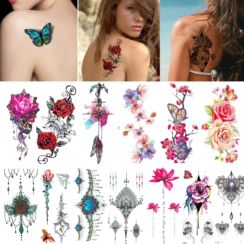 2/3/4/5/7Pcs Waterproof Temporary Tattoo Sticker for Women Men Body Arm Fake Tattoo Sticker Flash Tattoos Sleeve Flower Stickers
2/3/4/5/7Pcs Waterproof Temporary Tattoo Sticker for Women Men Body Arm Fake Tattoo Sticker Flash Tattoos Sleeve Flower Stickers
