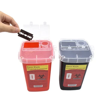 One-Time Blades Recycling Bottle Good Tool Sharp Machine Box Black Red Plastic Razor Blade Blades Square Trash Can
One-Time Blades Recycling Bottle Good Tool Sharp Machine Box Black Red Plastic Razor Blade Blades Square Trash Can