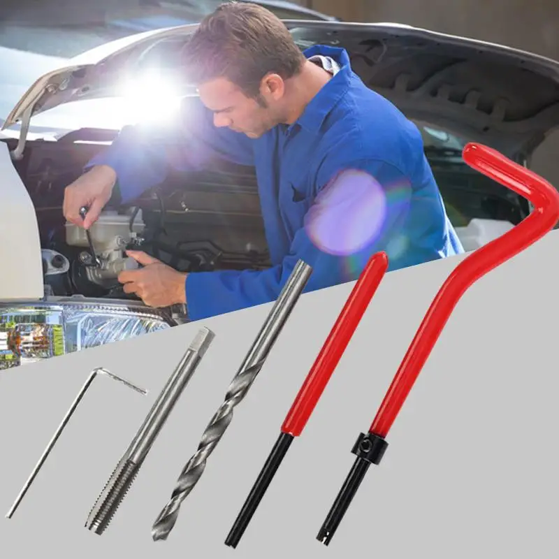 High Speed Steel Thread Repair Plugin Component Tool Durable Thread Repair Kit Screw Repair Tool Parts Sturdy Practical
High Speed Steel Thread Repair Plugin Component Tool Durable Thread Repair Kit Screw Repair Tool Parts Sturdy Practical