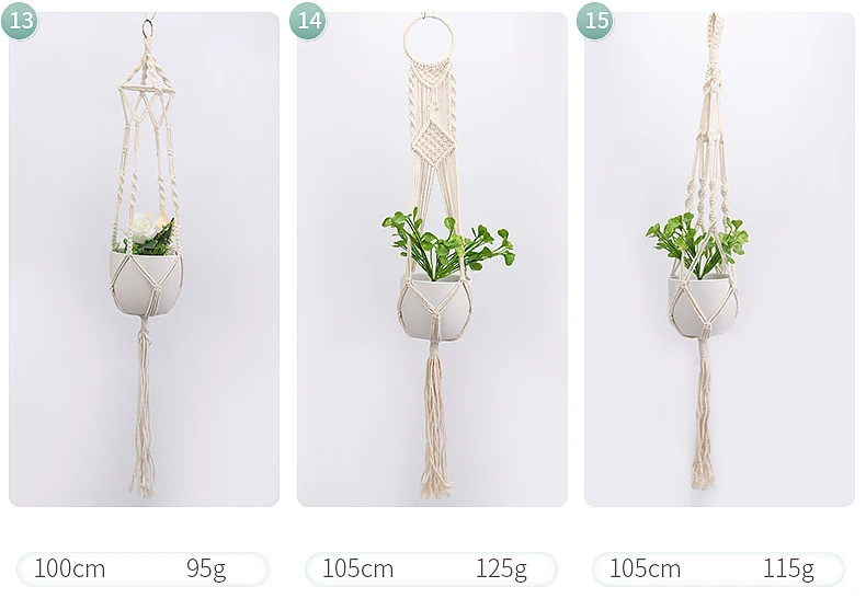 90/105cm Handmade Macrame Plant Hanger H8966a98dadb2486f9ef0a47cf44c6ca8G