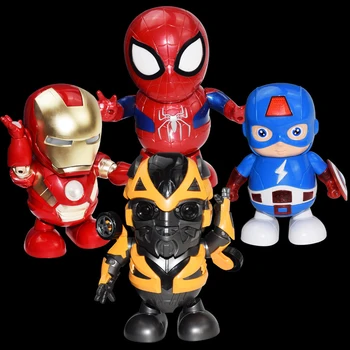 Dancing SpiderManen New Electric Dancing Bumblebee Children's Educational Toy Walking Robot Elfen on The Shelf Toys for Children
Dancing SpiderManen New Electric Dancing Bumblebee Children's Educational Toy Walking Robot Elfen on The Shelf Toys for Children