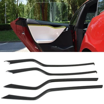 Car Styling 4PCS ABS Carbon Fiber Interior Door Decorative Strips Cover Trim For Tesla Model S 2015 2016 2017 2018 2019
Car Styling 4PCS ABS Carbon Fiber Interior Door Decorative Strips Cover Trim For Tesla Model S 2015 2016 2017 2018 2019