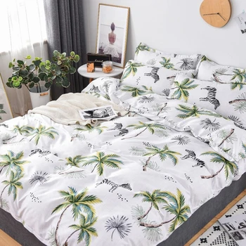 4 Piece Set Tropical Tree Pattern Print Duvet Cover Sets Zebra Pattern Soft Comfortable Bed Sheet Duvet Cover Pillowcases Set
4 Piece Set Tropical Tree Pattern Print Duvet Cover Sets Zebra Pattern Soft Comfortable Bed Sheet Duvet Cover Pillowcases Set
