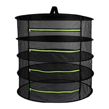 Drying Net 4-Layer Hanging Basket with Zipper Folding Dry Rack Dryer Bag Mesh for Herbs Flowers Buds Planting Drying
Drying Net 4-Layer Hanging Basket with Zipper Folding Dry Rack Dryer Bag Mesh for Herbs Flowers Buds Planting Drying