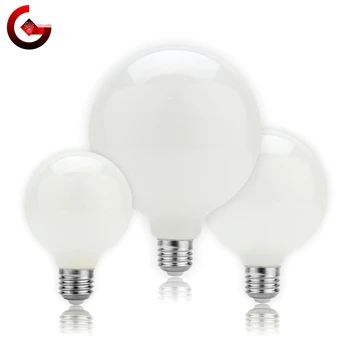 

Edison ​LED Light Bulb E27 5W G80 G95 G125 Milky Glass Bulb 220V-240V Globe Ball Bulb Cold/Warm White Lampada LED Lamp