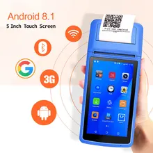 Handheld Pos Terminal PDA Android 8.1 With Bluetooth Thermal Receipt Printer Barcode sanner 3G WiFi Mobile Order POS Terminal
Handheld Pos Terminal PDA Android 8.1 With Bluetooth Thermal Receipt Printer Barcode sanner 3G WiFi Mobile Order POS Terminal