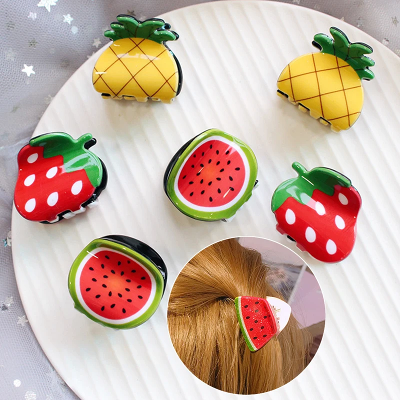 Claws Hair-Clip Watermelon Little-Hair Girls Plastic Cute Fruit Shape Hair Claws Lovely Sweet Women Fashion Hair Accessories
Claws Hair-Clip Watermelon Little-Hair Girls Plastic Cute Fruit Shape Hair Claws Lovely Sweet Women Fashion Hair Accessories