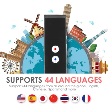 44 Languages Two-Way Real Time Instant Voice Translator T8 Portable Mini Wireless Smart Translator APP Bluetooth Multi-Language
44 Languages Two-Way Real Time Instant Voice Translator T8 Portable Mini Wireless Smart Translator APP Bluetooth Multi-Language