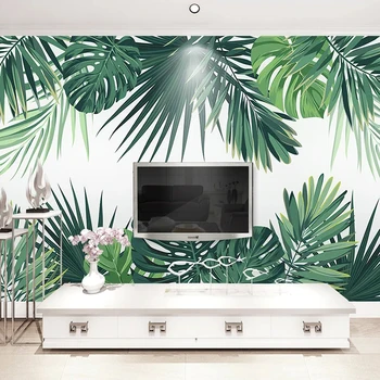 Custom Mural Wallpaper For Bedroom Walls 3D Green Leaves Modern Living Room Sofa TV Background Photo Wall Paper Papel De Parede
Custom Mural Wallpaper For Bedroom Walls 3D Green Leaves Modern Living Room Sofa TV Background Photo Wall Paper Papel De Parede